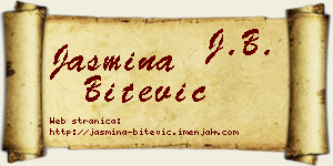 Jasmina Bitević vizit kartica